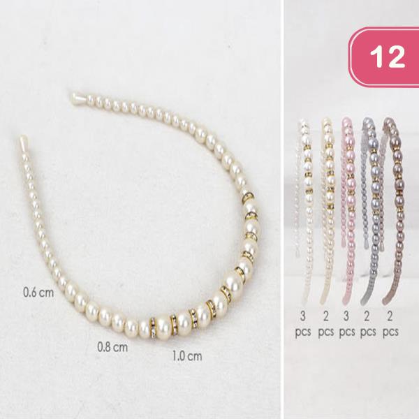 PEARL HEADBAND (12 UNITS)