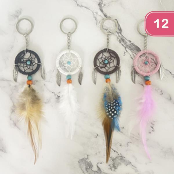 DREAM CATCHER KEYCHAIN (12 UNITS)