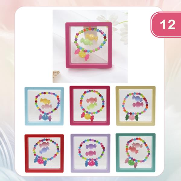 CANDY BRACELET SET (12 UNITS)