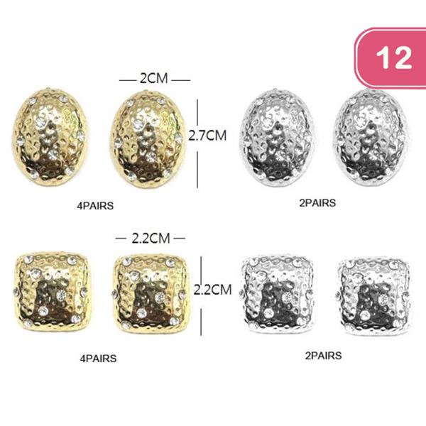 METAL EARRING (12 UNITS)