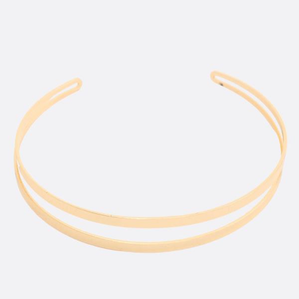 SODAJO CUFF METAL GOLD DIPPED BRACELET