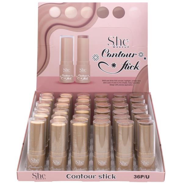 SHE MAKEUP CONTOUR STICK (36 UNITS)