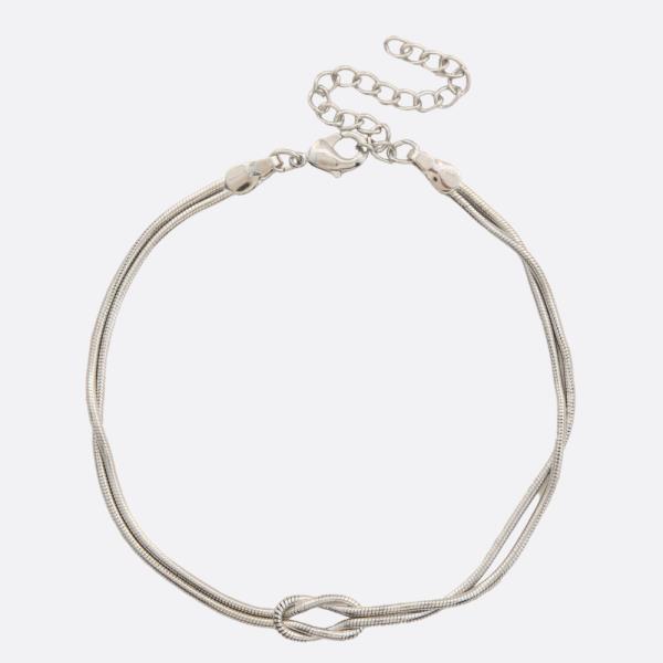 SODAJ KNOT METAL GOLD DIPPED BRACELET