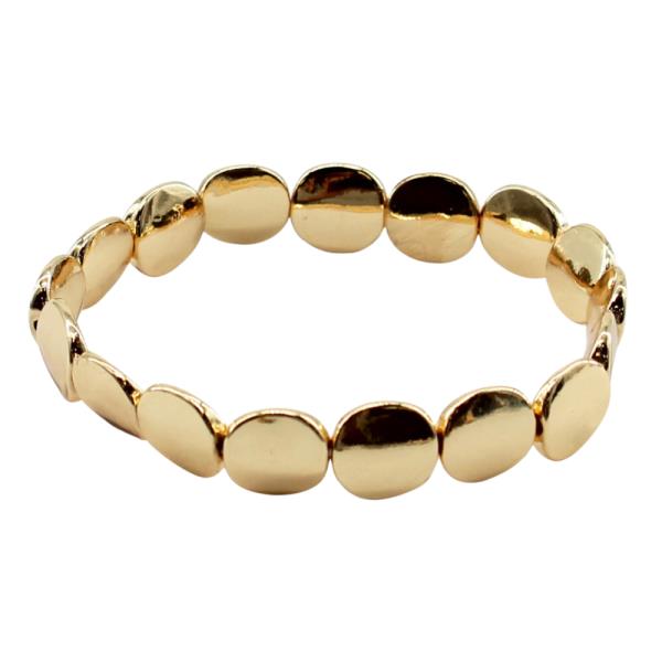 METAL ROUND STRETCH BRACELET