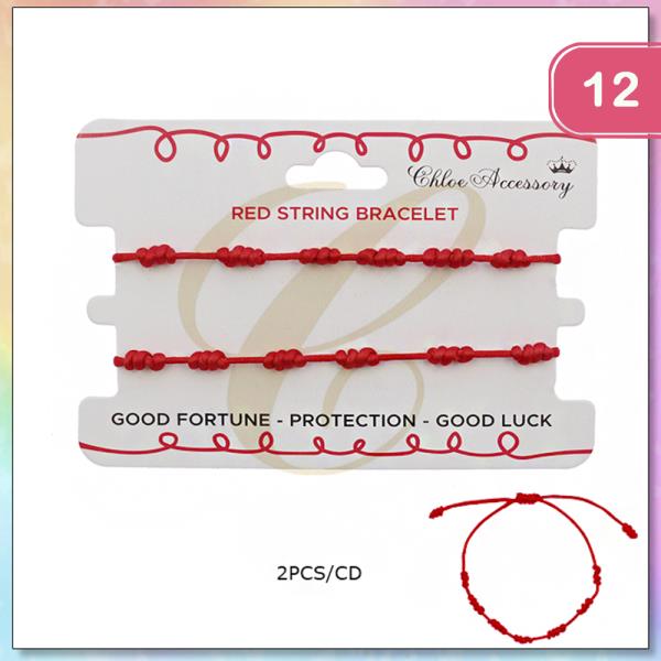 RED THREAD BRACELET (12 UNITS)