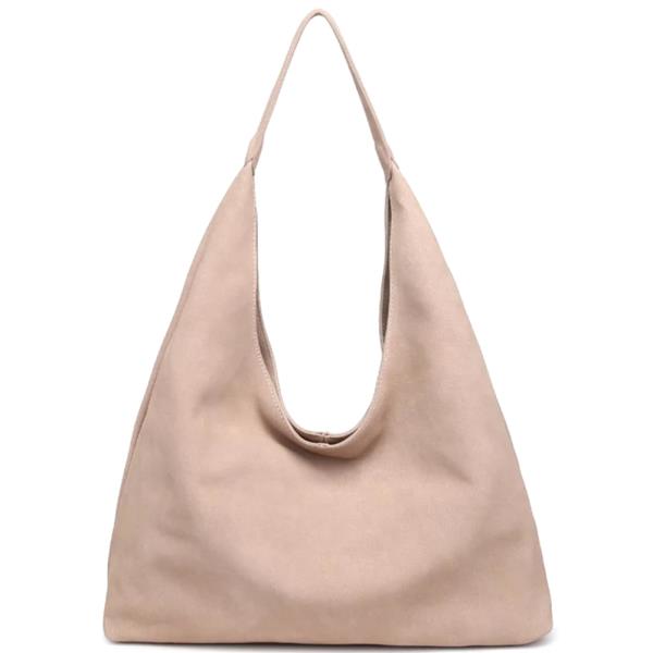 AMBER SHOULDER HOBO SUEDE BAG