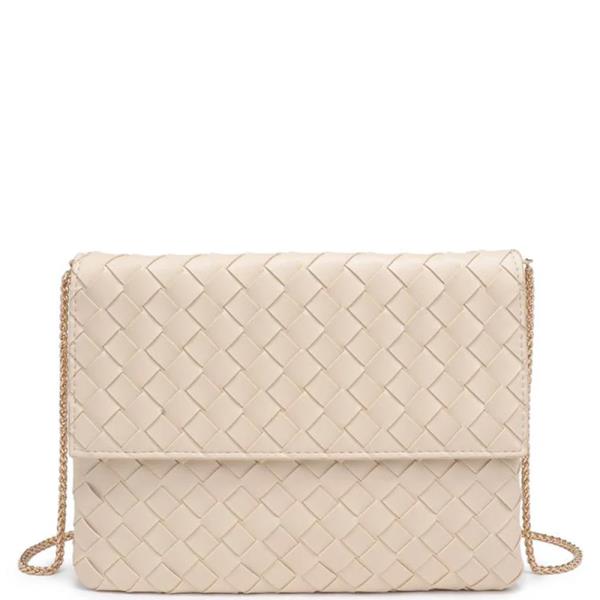 WOVEN IVY CLUTCH BAG