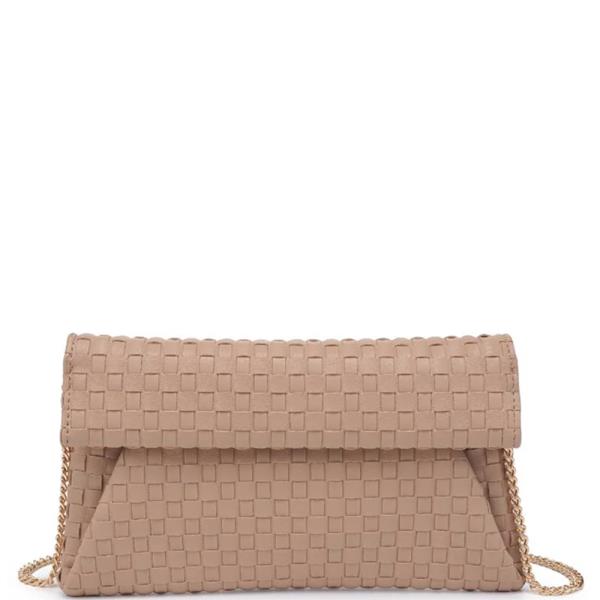 WOVEN PRISCILLA CLUTCH BAG