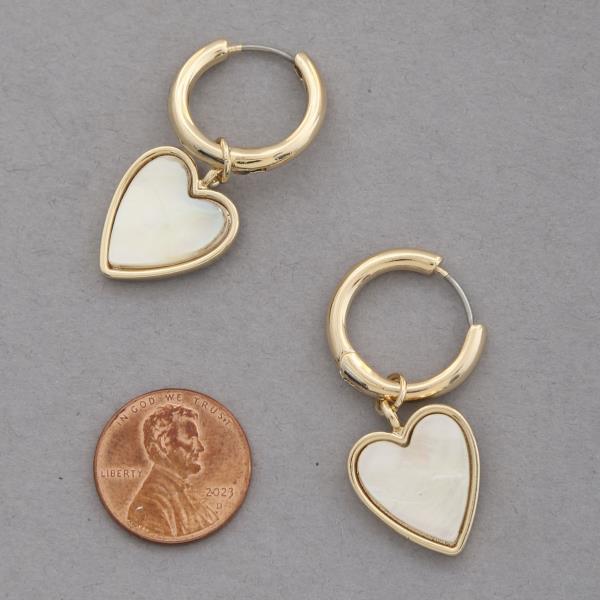 HEART HUGGIE EARRING