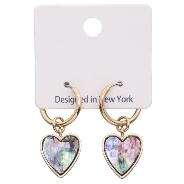 HEART HUGGIE EARRING