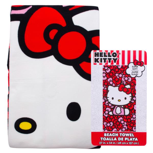 HELLO KITTY BEACH TOWEL