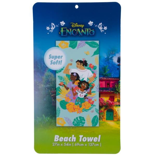 DISNEY ENCANTO "HOLA CASITA" BEACH TOWEL