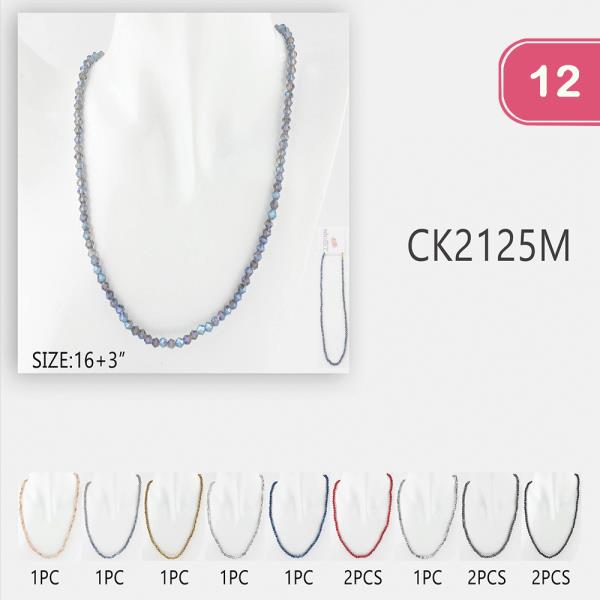 BEAD NECKLACE (12 UNITS)