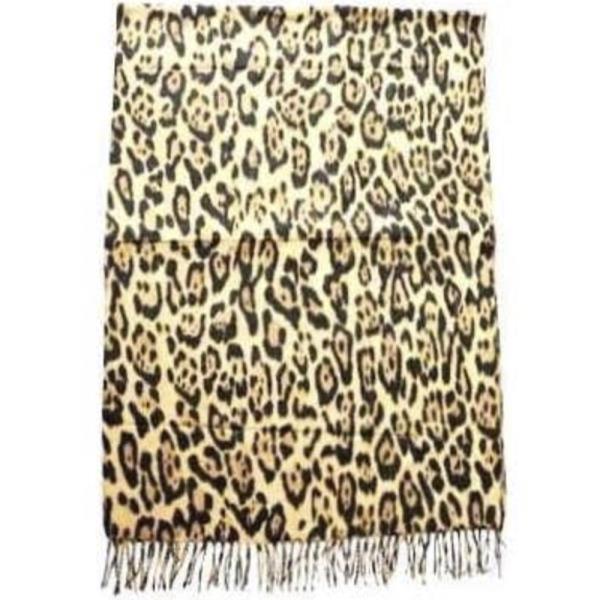 LEOPARD OBLONG SCARF