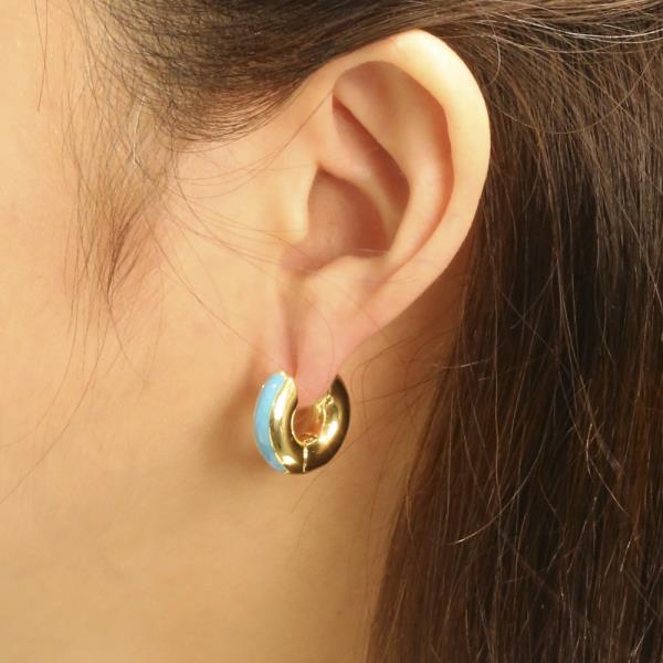 14K GOLD DIPPED CHUNKY HUGGIE EARRINGS