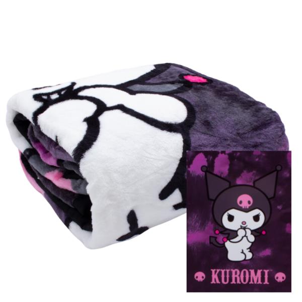 KUROMI SEALED WITH A KISS RASCHEL BLANKET