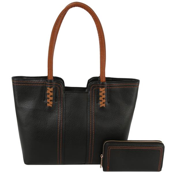 (Online Only) 2in1 fashion tote bag w wallet set