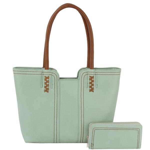 (Online Only) 2in1 fashion tote bag w wallet set