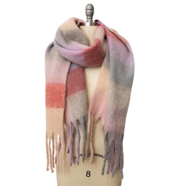 COZY BREEZE OVERSIZED FRINGE SCARF - FALL & WINTER ESSENTIAL