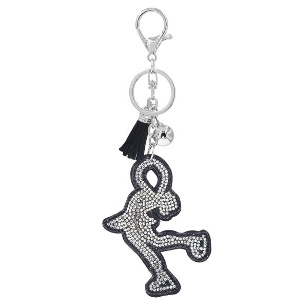 FIGURE SKATE GIRL KEYCHAIN