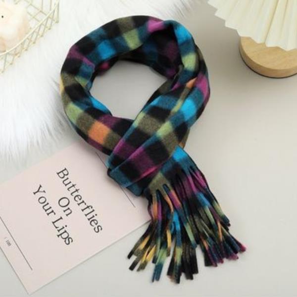 BUFFALO CHECK ASSORTED SCARF (12 UNITS)