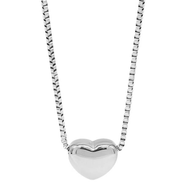 SECRET BOX HEART METAL NECKLACE