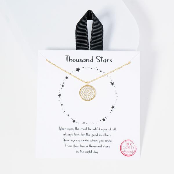 18K GOLD RHODIUM THOUSAND STARS NECKLACE