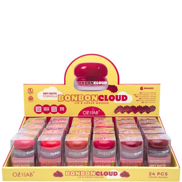 BONBON CLOUD LIP AND CHEEK MOUSSE (24 UNITS)