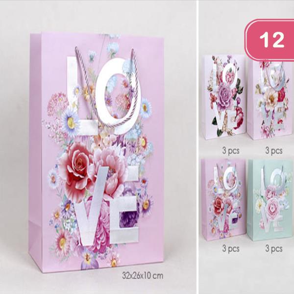 LOVE GIFT TOTE BAG (12 UNITS)