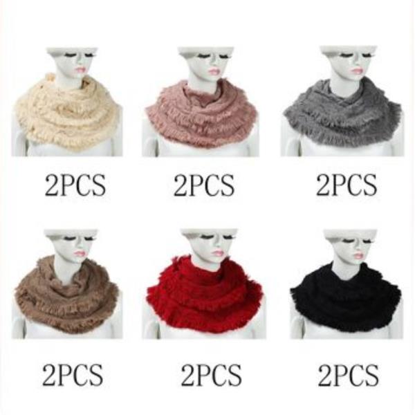 (ONLINE ONLY) SOFT KNIT INFINTIY O SCARF (12 UNITS)