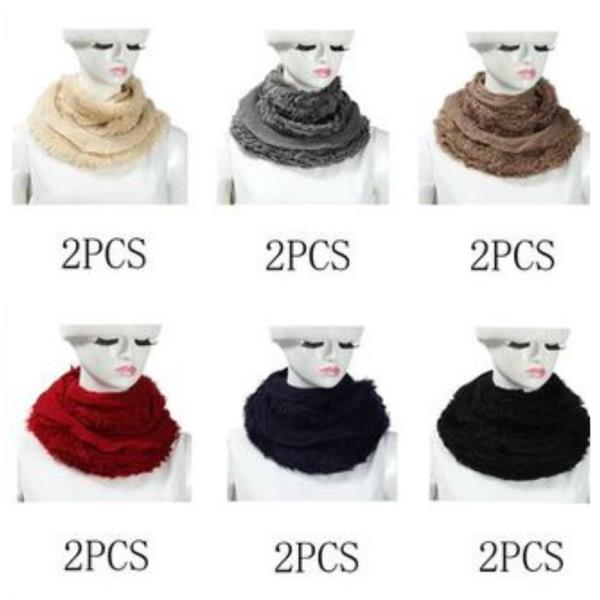 (ONLINE ONLY) SOFT KNIT INFINITY O SCARF (12 UNITS)