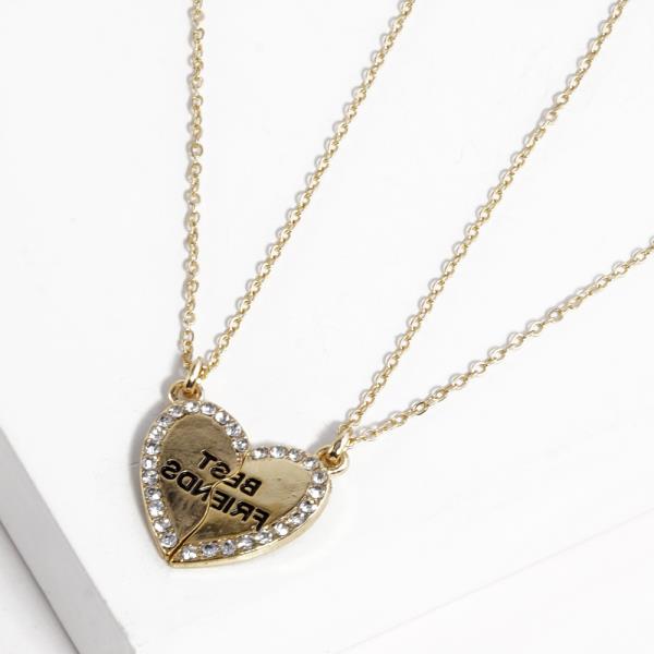 BEST FRIEND PENDANT NECKLACE