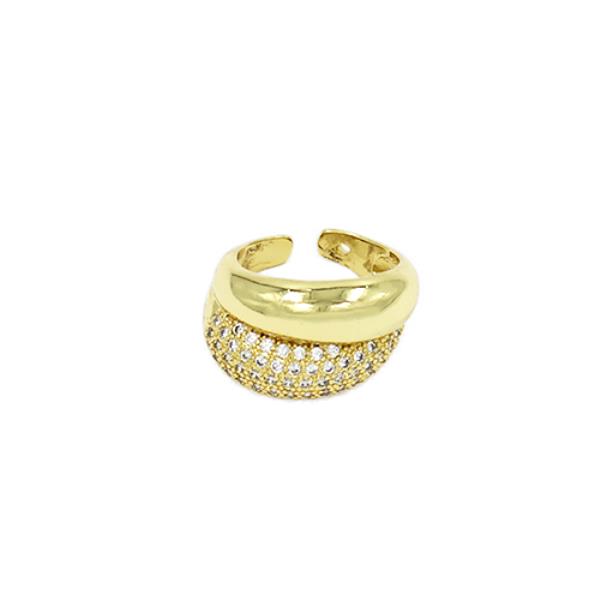 RHINESTONE METAL RING