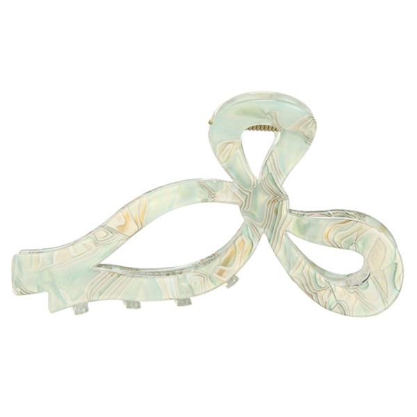 RIBBON HAIR CLAW JAW CLIP