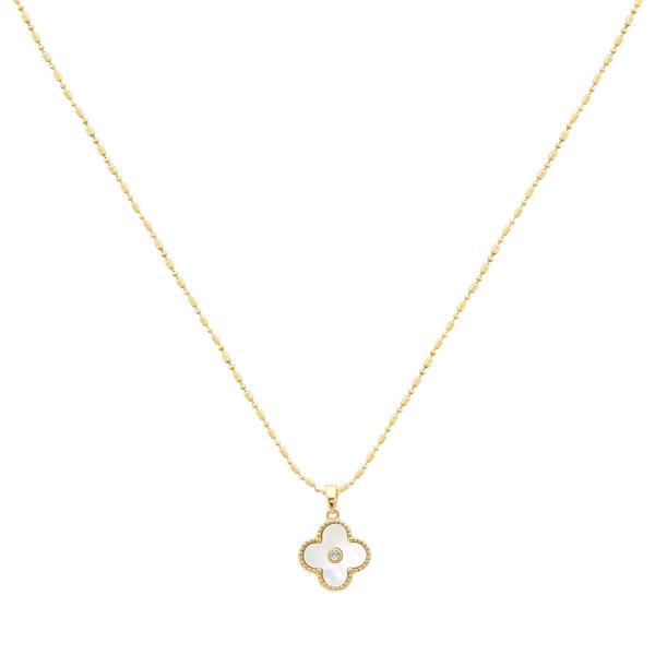 CLOVER CHARM NECKLACE