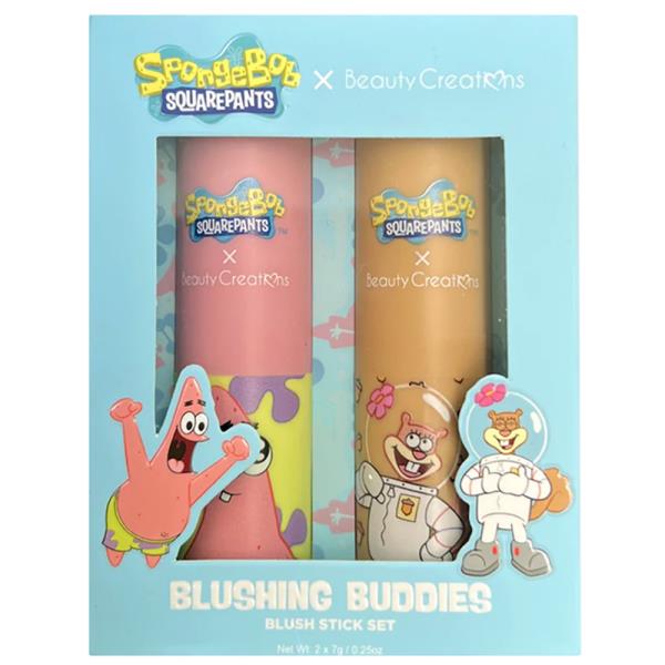 BEAUTY CREATIONS X SPONGEBOB BLUSHING BUDDIES BLUSH STICK SET