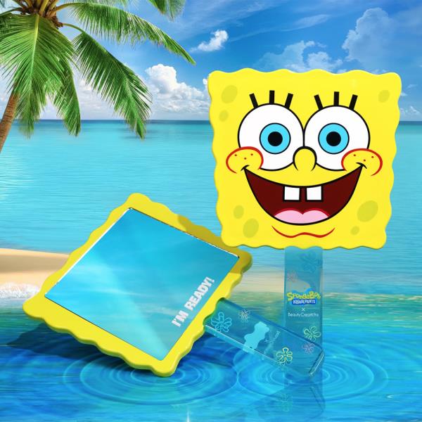 BEAUTY CREATIONS X SPONGEBOB IM READY HAND MIRROR