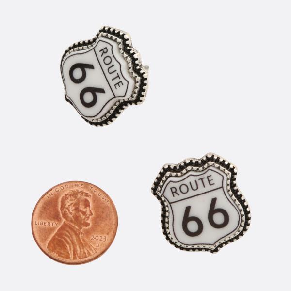 ROUTE 66 STUD EARRING