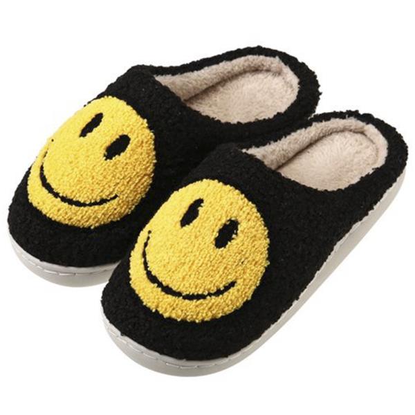 (ONLINE ONLY) HAPPY FACE SMILE SLIPPER 6 PAIR PACK