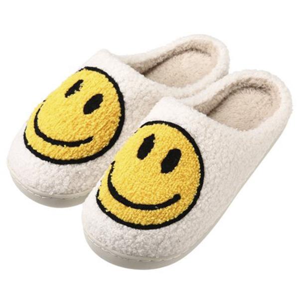 (ONLINE ONLY) HAPPY FACE SMILE SLIPPER 6 PAIR PACK