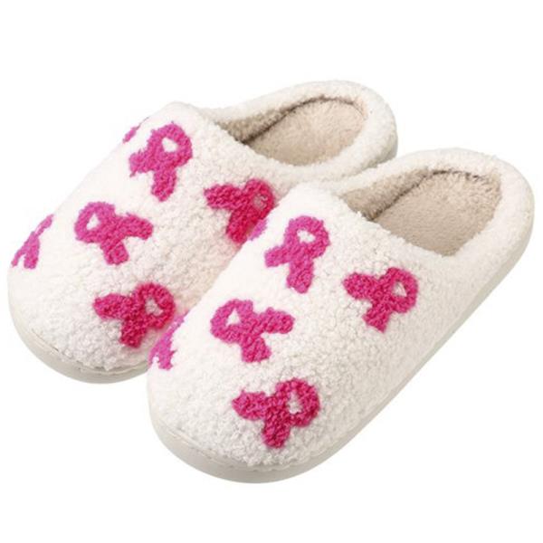 (ONLINE ONLY) PINK RIBBON SLIPPER 6 PAIR PACK