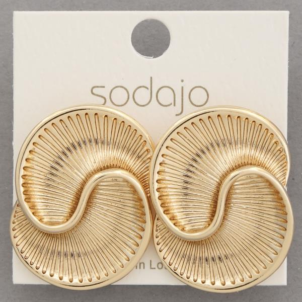 SODAJO METAL EARRING