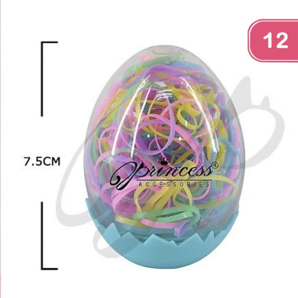 EGG HAIR TIE (12 UNITS)