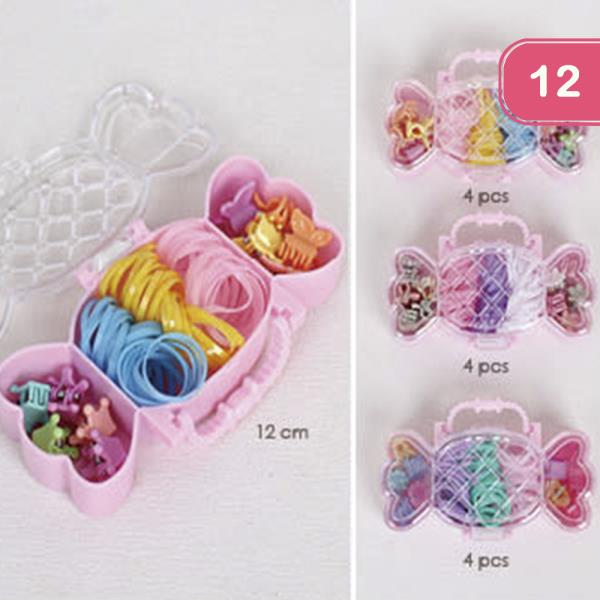 CANDY HIR TIE SET (12 UNITS)