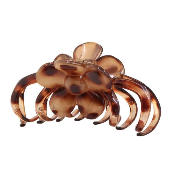 ACETATE FLOWER SHAPE CLAW HAIR CLIP