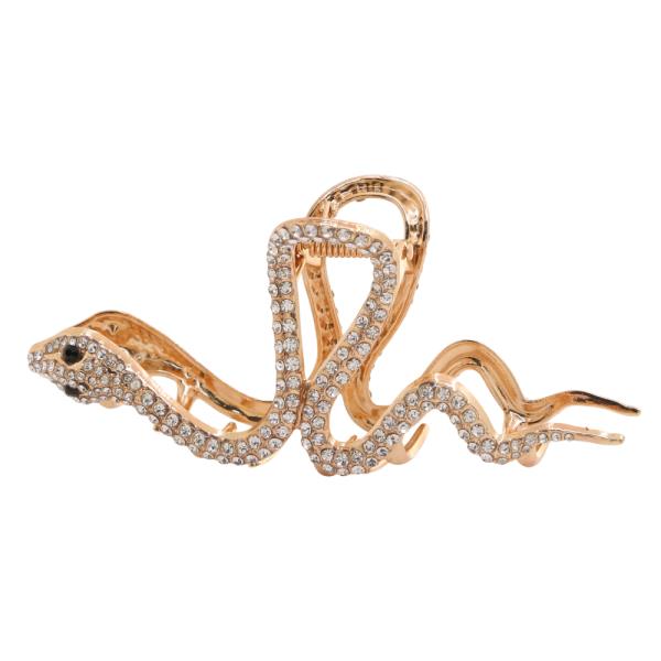 RHINESTONE SNAKE CLAW HAIR CLIP