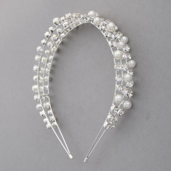 PEARL RHINESTONE HEADBAND