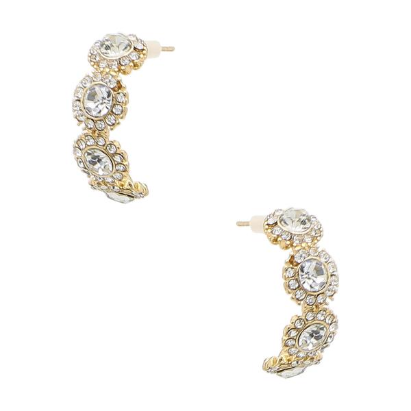 RHINESTONE POST EARRING