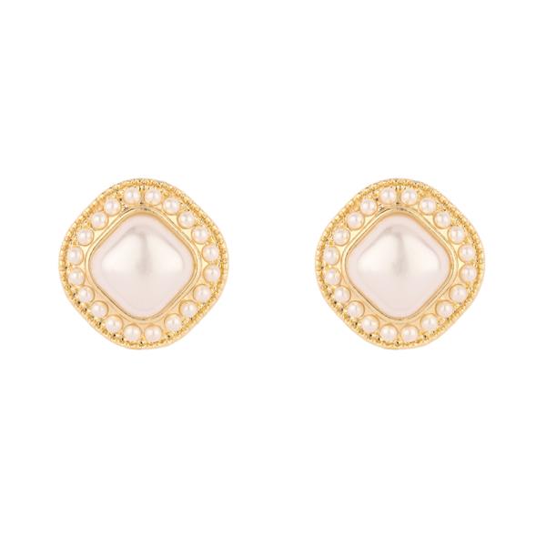 PEARL CAVIAR POST EARRING