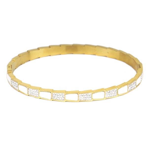 MOP METAL BANGLE BRACELET